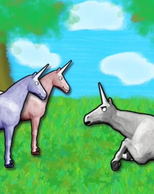 This is the Avatar Image for the Charlie the Unicorn AI Voice and Text to Speech Generator